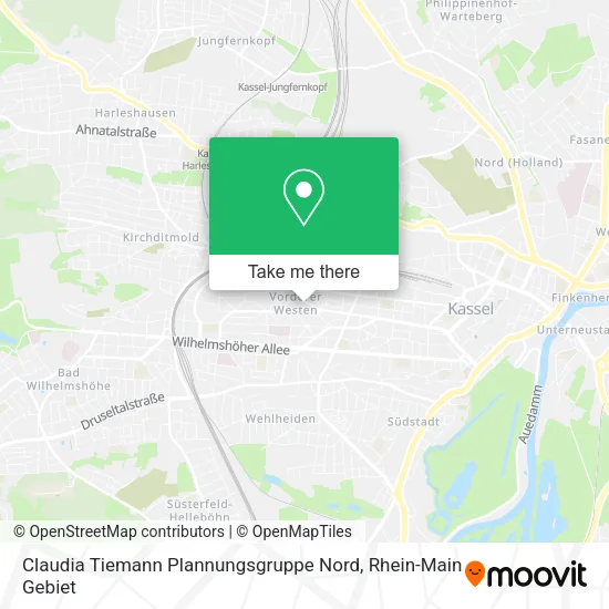 Карта Claudia Tiemann Plannungsgruppe Nord