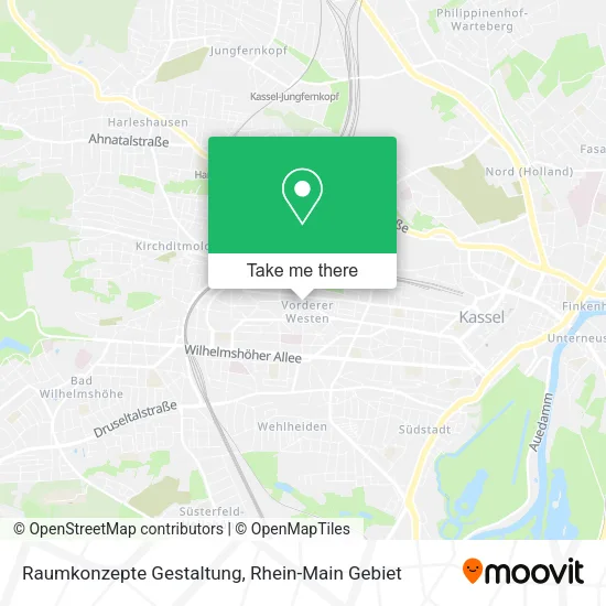 Карта Raumkonzepte Gestaltung