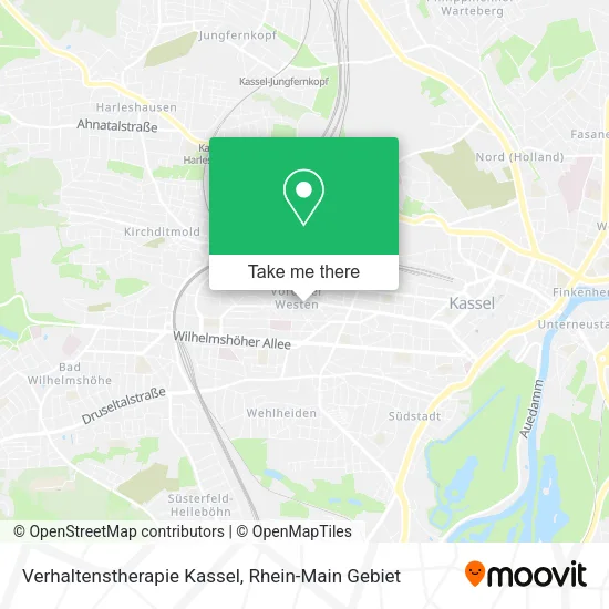Карта Verhaltenstherapie Kassel