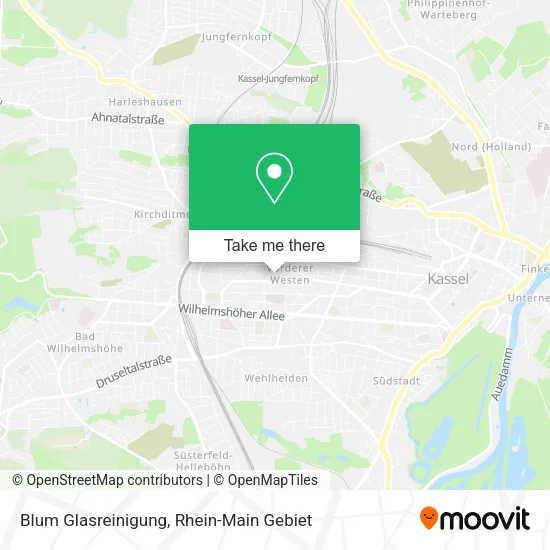 Карта Blum Glasreinigung
