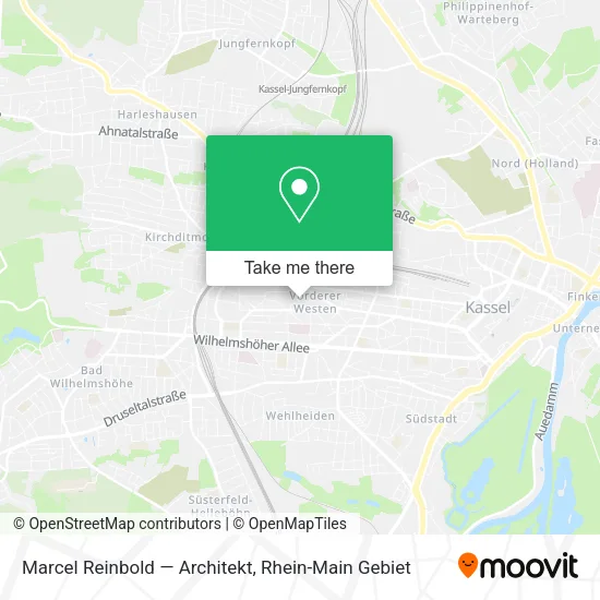 Карта Marcel Reinbold — Architekt