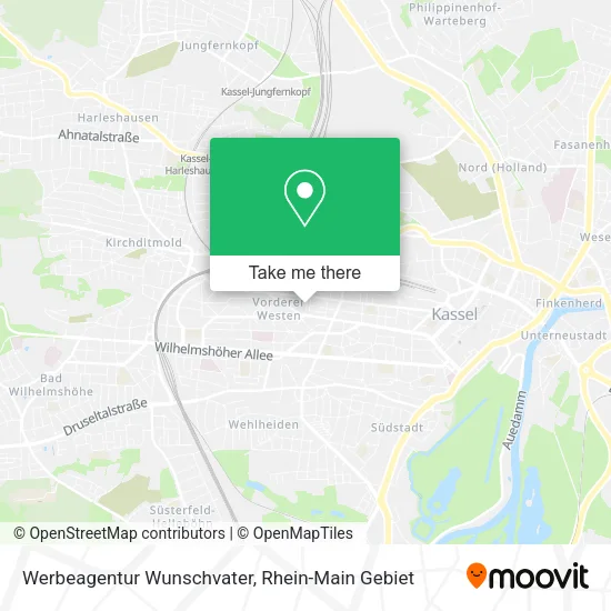 Карта Werbeagentur Wunschvater