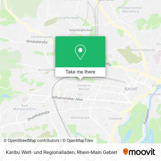 Карта Karibu Welt- und Regionalladen