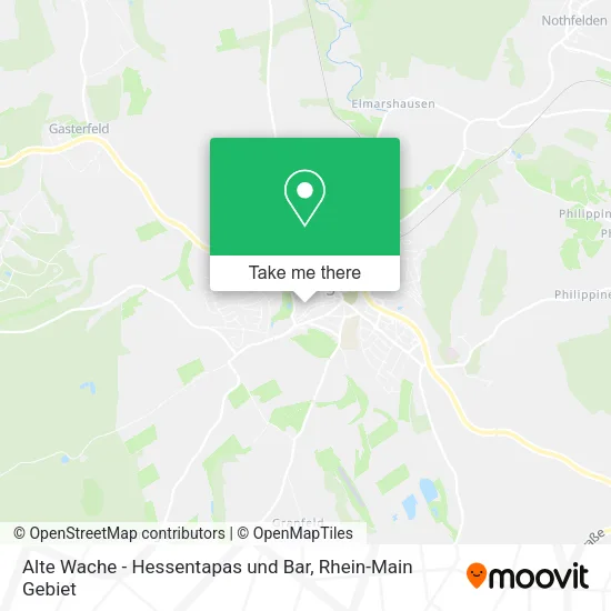 Alte Wache - Hessentapas und Bar map