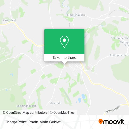 Карта ChargePoint