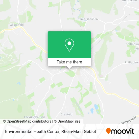 Карта Environmental Health Center