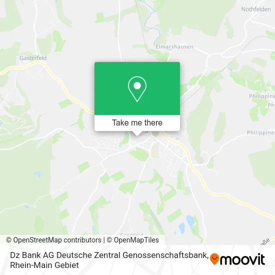 Карта Dz Bank AG Deutsche Zentral Genossenschaftsbank