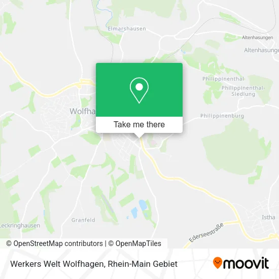 Карта Werkers Welt Wolfhagen