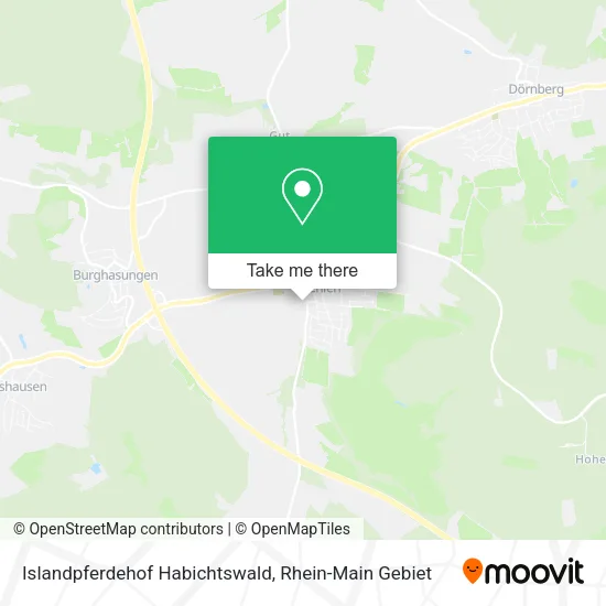 Карта Islandpferdehof Habichtswald