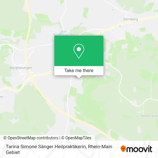 Карта Tarina Simone Sänger Heilpraktikerin
