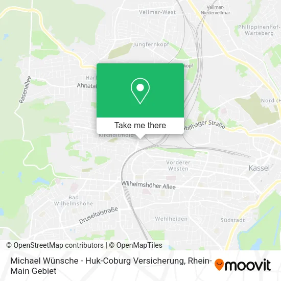 Карта Michael Wünsche - Huk-Coburg Versicherung