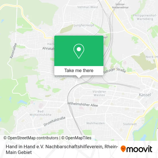 Карта Hand in Hand e.V. Nachbarschaftshilfeverein