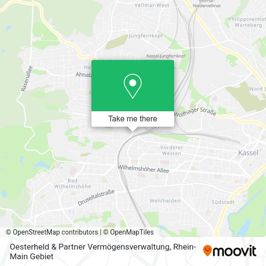 Карта Oesterheld & Partner Vermögensverwaltung