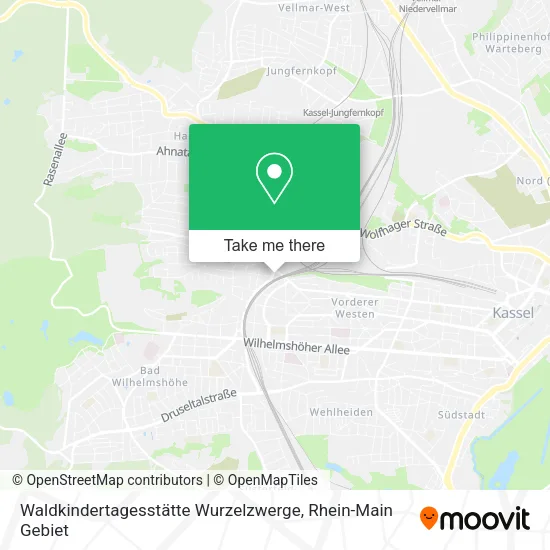 Карта Waldkindertagesstätte Wurzelzwerge