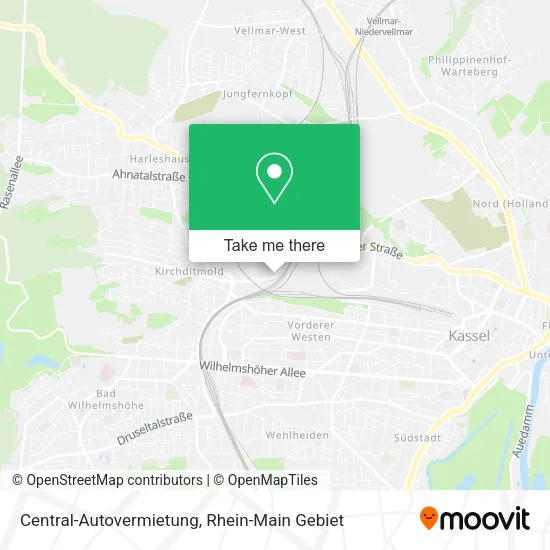 Карта Central-Autovermietung