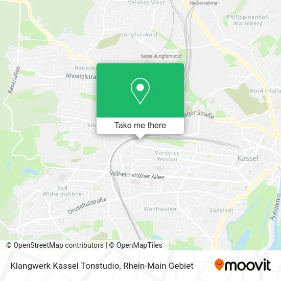 Карта Klangwerk Kassel Tonstudio