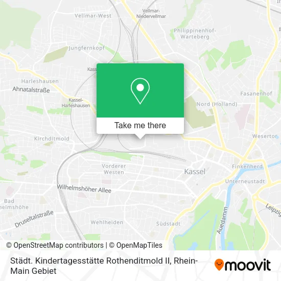 Карта Städt. Kindertagesstätte Rothenditmold II