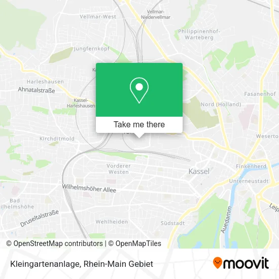 Карта Kleingartenanlage