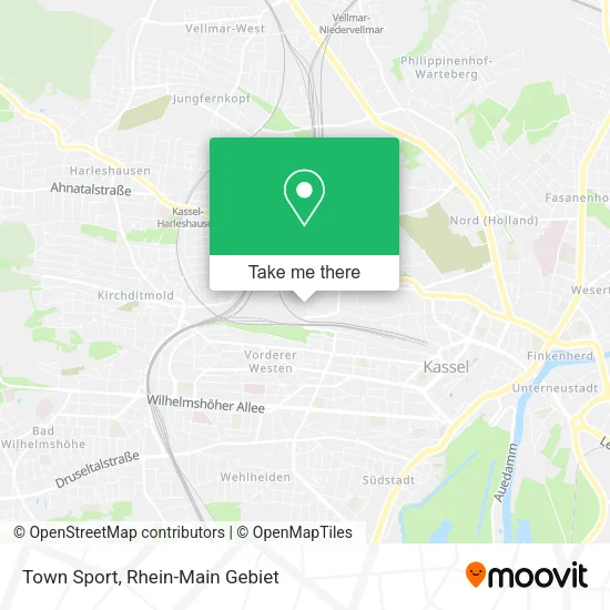 Карта Town Sport