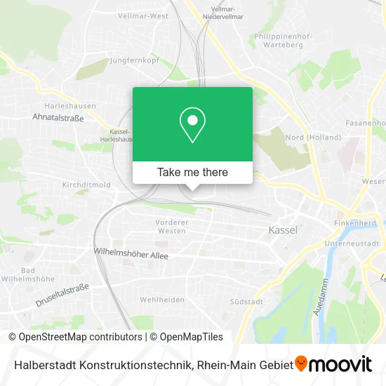 Карта Halberstadt Konstruktionstechnik