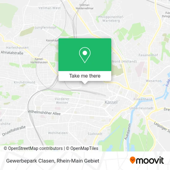 Карта Gewerbepark Clasen