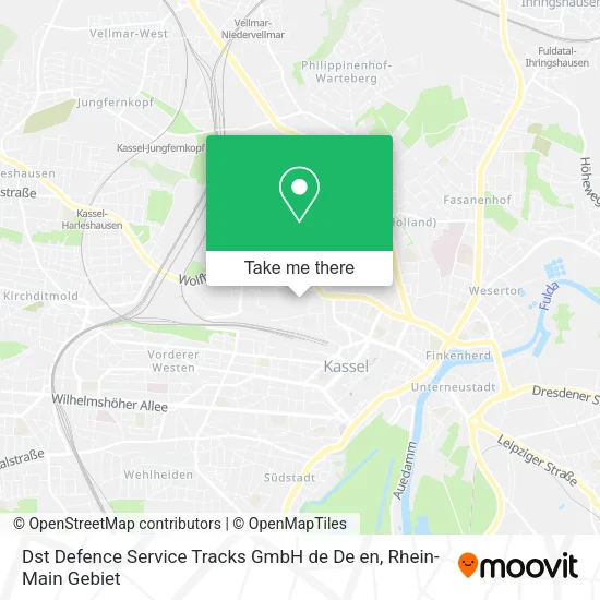 Карта Dst Defence Service Tracks GmbH de De en
