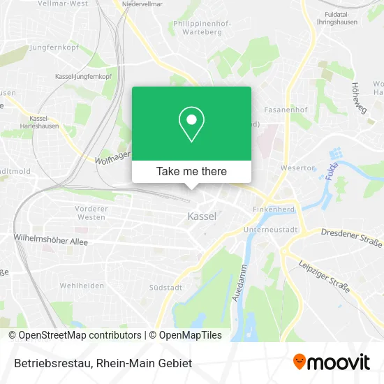 Карта Betriebsrestau