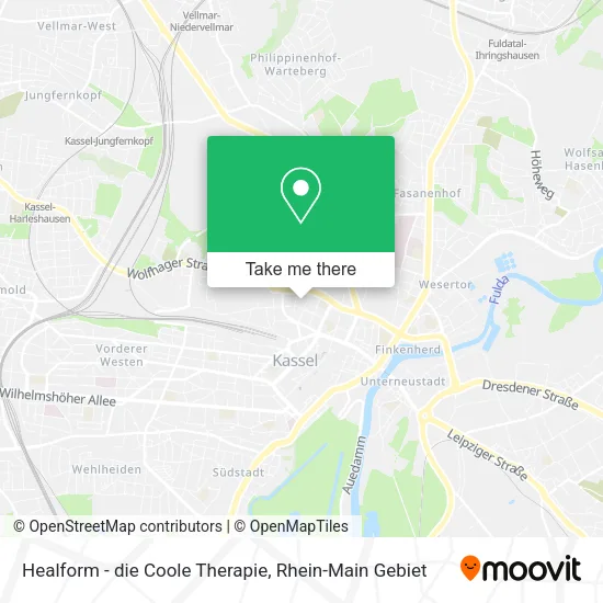 Карта Healform - die Coole Therapie