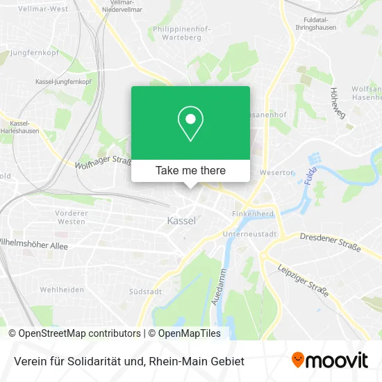 Карта Verein für Solidarität und