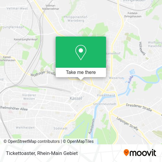 Карта Tickettoaster