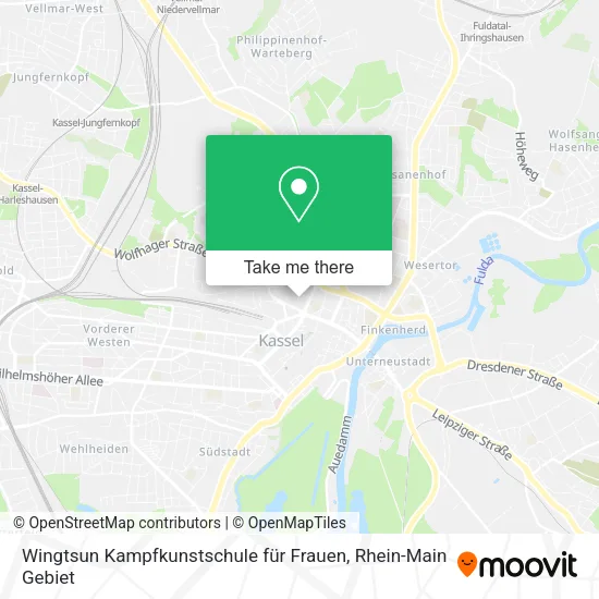 Карта Wingtsun Kampfkunstschule für Frauen