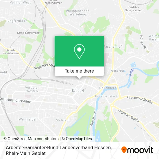 Карта Arbeiter-Samariter-Bund Landesverband Hessen