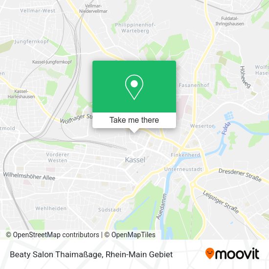 Карта Beaty Salon Thaimaßage