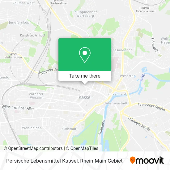 Карта Persische Lebensmittel Kassel
