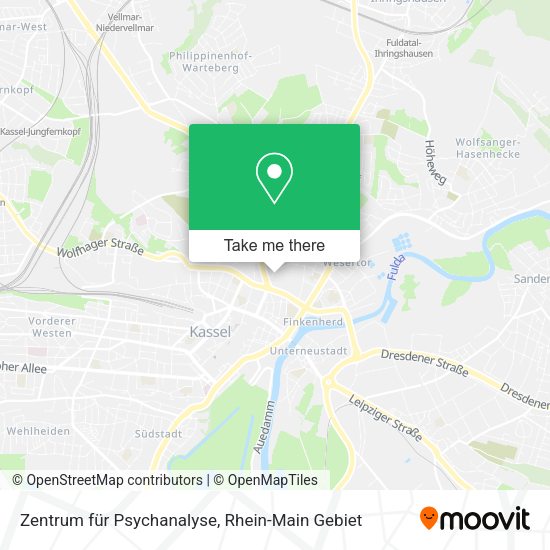 Карта Zentrum für Psychanalyse