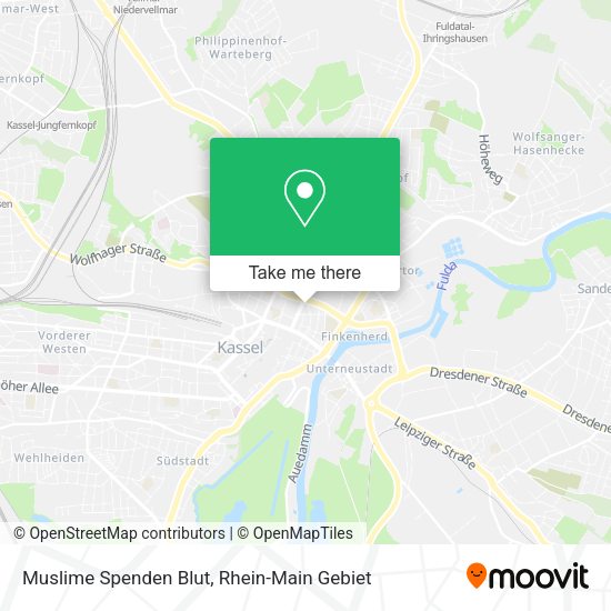 Карта Muslime Spenden Blut