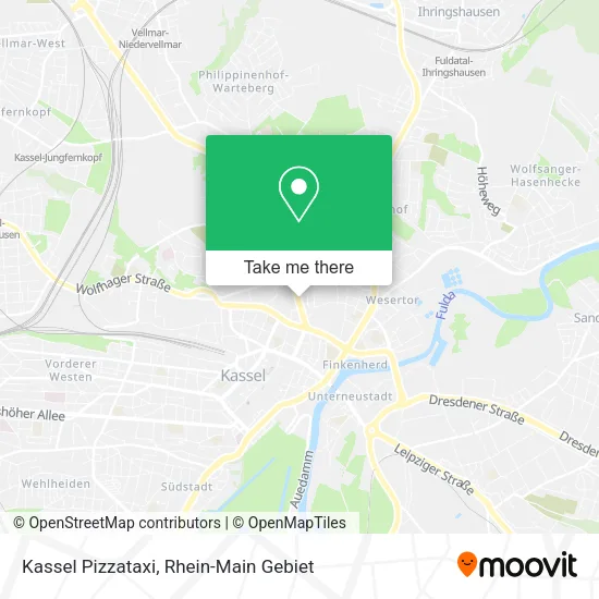 Карта Kassel Pizzataxi