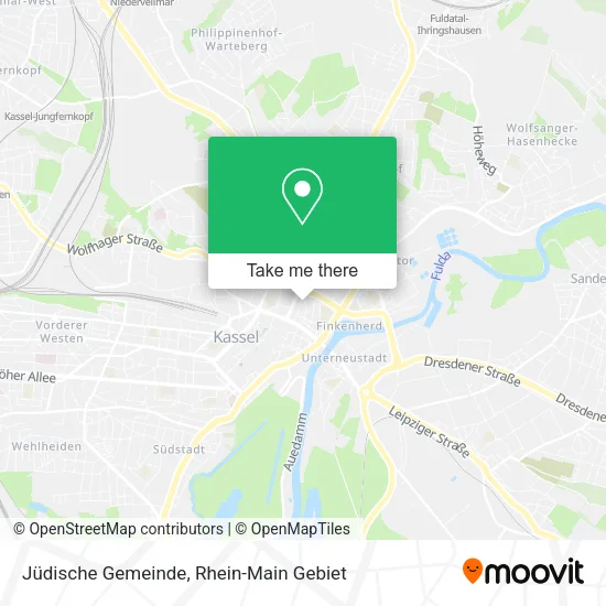 Карта Jüdische Gemeinde