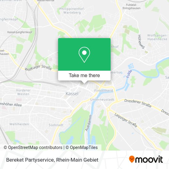Карта Bereket Partyservice