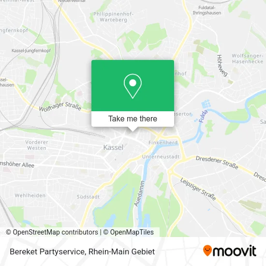 Карта Bereket Partyservice