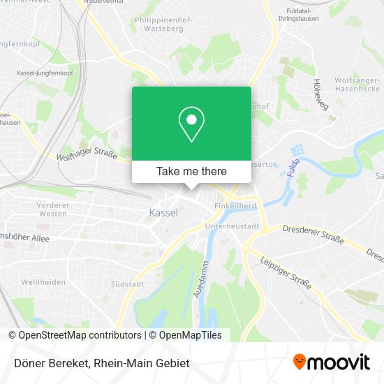 Карта Döner Bereket