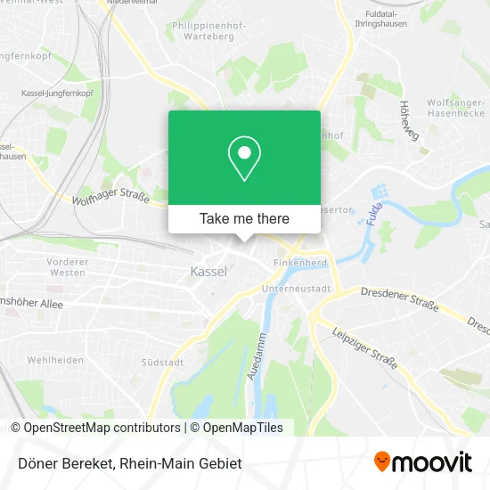 Карта Döner Bereket