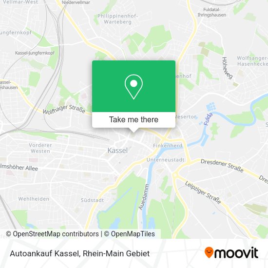 Карта Autoankauf Kassel