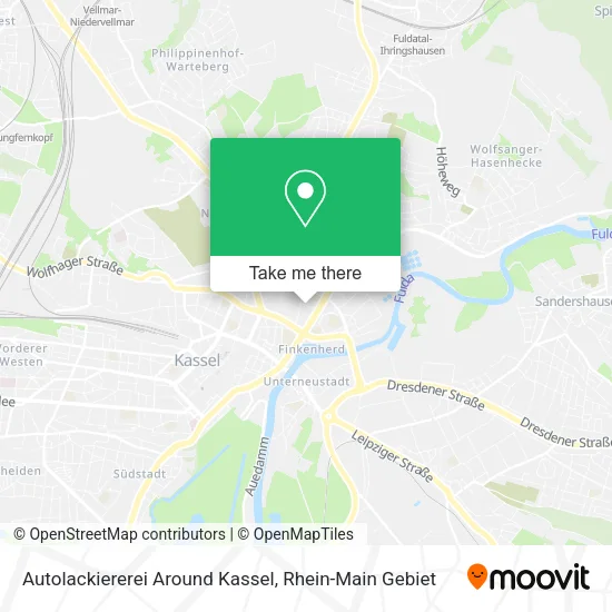 Карта Autolackiererei Around Kassel