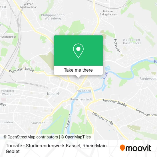 Карта Torcafé - Studierendenwerk Kassel