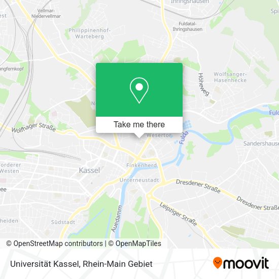 Карта Universität Kassel