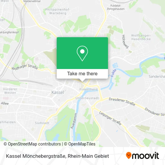 Карта Kassel Mönchebergstraße