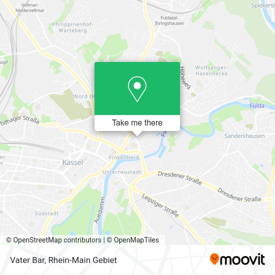Карта Vater Bar