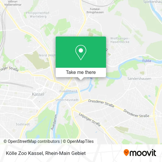 Карта Kölle Zoo Kassel