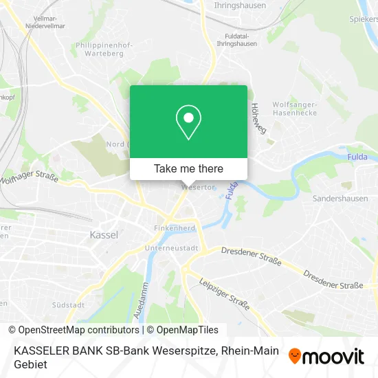 Карта KASSELER BANK SB-Bank Weserspitze